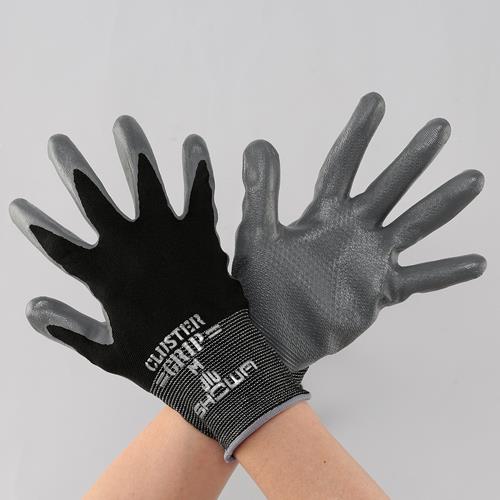 【直送品】エスコ EA354GD-127[Ｍ]手袋(ナイロン、ポリエステル・ニトリルゴムコート/10双) 1個（ご注文単位1個）