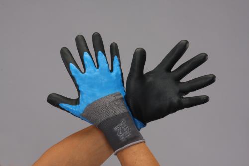 >【直送品】エスコ EA354GD-66[Ｍ]手袋(ナイロン・ポリエステル・ニトリルゴムコート) 1個（ご注文単位1個）