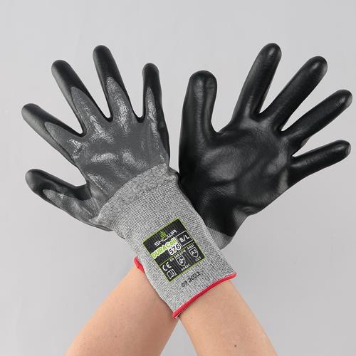 【直送品】エスコ EA354GJ-151[Ｓ]手袋(耐切創/ＤＵＲＡＣｏｉｌ/ニトリルコート) 1個（ご注文単位1個）