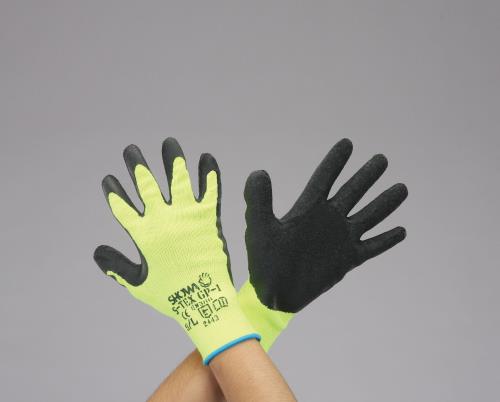 【直送品】エスコ EA354GJ-32[Ｌ]手袋(耐切創/ポリエステル・ステンレス糸ゴムコート) 1個（ご注文単位1個）