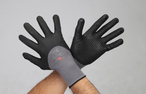 エスコ EA354HD-6[Ｓ]手袋(ニトリルゴムコーティング) 1個（ご注文単位1個）【直送品】