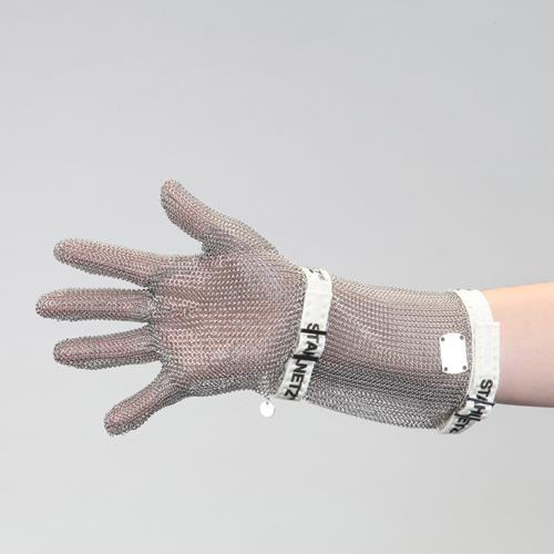 【直送品】エスコ EA354SE-12[Ｓ/390mm]手袋(5本指/ステンレス製/左右兼用) 1個（ご注文単位1個）