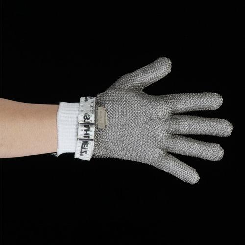 >【直送品】エスコ EA354SE-2A[Ｓ/220mm]手袋(5本指/ステンレス製/左右兼用) 1個（ご注文単位1個）