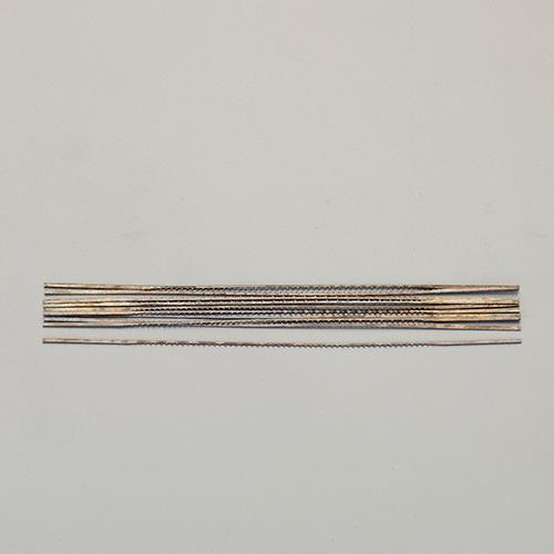 >【直送品】エスコ EA522VF-1 130mmｘ32Ｔ糸鋸刃(樹脂・木工用/10本) 1個（ご注文単位1個）