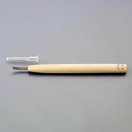【直送品】エスコ EA588MV-1.5 1.5mm彫刻刀(安来鋼/三角曲型) 1個（ご注文単位1個）