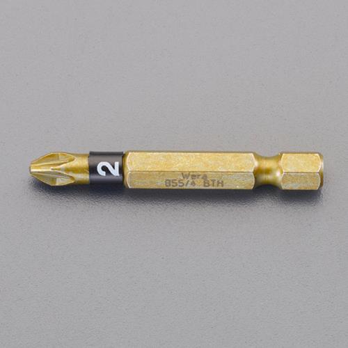 >エスコ EA611AP-12A PZ2x50mm［Pozidriv]ドライバービット 1個（ご注文単位1個）【直送品】