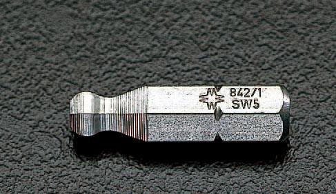 >エスコ EA611GN-22 7/64”x25mm［BallHex]ドライバービット 1個（ご注文単位1個）【直送品】