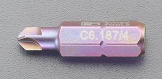 >エスコ EA611PE-5 #5x25mm［TORQ-SET]ドライバービット 1個（ご注文単位1個）【直送品】