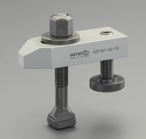 エスコ EA637BD-20 M20/160mmサポートスクリュー付テーパークランプ 1個（ご注文単位1個）【直送品】