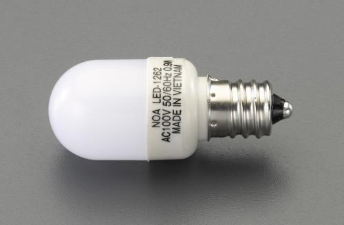 >エスコ EA758ZA-81A 0.9W/E12ナツメ球(LED) 1個（ご注文単位1個）【直送品】