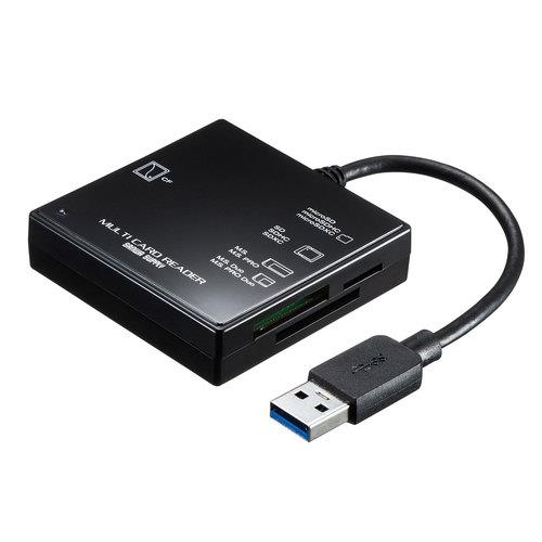 >エスコ EA764A-178A USB3.0カードリーダー(マルチタイプ) 1個（ご注文単位1個）【直送品】