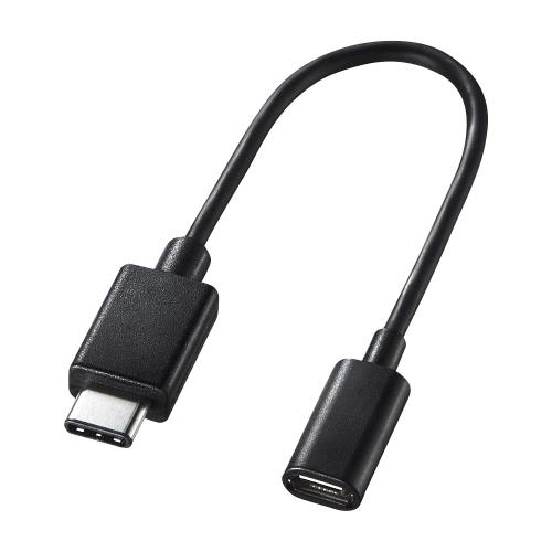 >エスコ EA764AC-144 10mmUSB変換アダプタ(microUSBB-C/2.0対応) 1個（ご注文単位1個）【直送品】