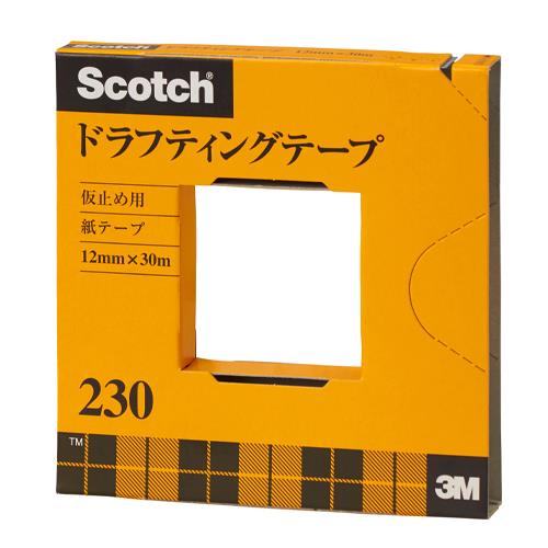 >エスコ EA765MA-131 12mmx30mドラフティングテープ(ベージュ) 1個（ご注文単位1個）【直送品】