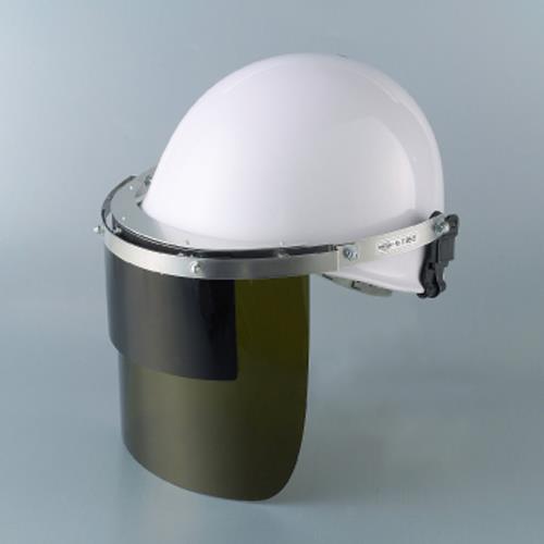 【直送品】エスコ EA800KA-13 ＃3/8/10ヘルメット取付型溶接面(二重レンズ/ミゾ無 1個（ご注文単位1個）