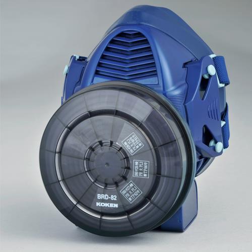 >エスコ EA800MR-6 電動ファン付き呼吸用保護具(アスベスト対応) 1個（ご注文単位1個）【直送品】