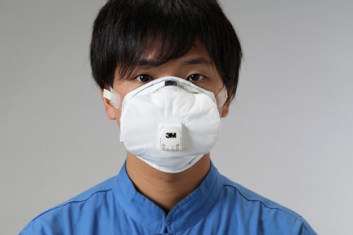 【直送品】エスコ EA800NC-1[ＤＳ3]マスク(防塵用/排気弁付/5枚) 1個（ご注文単位1個）