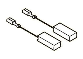 >エスコ EA813BZ-22 カットオフカーボンブラシ(1607031225/ボッシュ/2個) 1個（ご注文単位1個）【直送品】