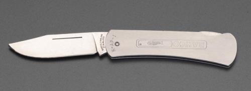 エスコ EA916B-22 75mmナイフ(ステンレス製) 1個（ご注文単位1個）【直送品】