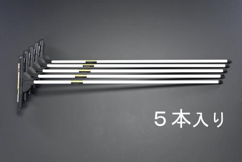 【直送品】エスコ EA928CA-3 400mm水かき(スチールハンドル/5本) 1個（ご注文単位1個）
