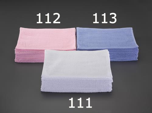 【直送品】エスコ EA929HC-112 340ｘ520mmタオル雑巾(12枚/ピンク) 1個（ご注文単位1個）