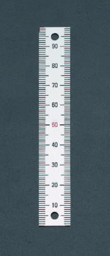 >エスコ EA948J-232 100mm［垂直/上方向]スケール(ネジ穴付) 1個（ご注文単位1個）【直送品】