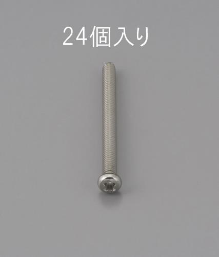 エスコ EA949NF-310 M3x10mm鍋頭小ねじ(ステンレス製/24本) 1個（ご注文単位1個）【直送品】