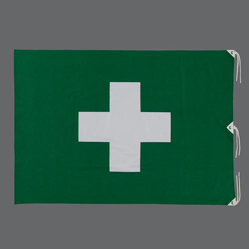 >エスコ EA983JS-11 1050ｘ700mm衛生旗(綿) 1個（ご注文単位1個）【直送品】