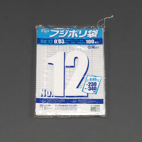 【直送品】エスコ EA995AD-100 380ｘ530mmポリ袋(紐付/500枚) 1個（ご注文単位1個）