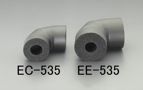 エスコ EA997EC-528 φ28mm/20mm厚断熱エルボ 1個（ご注文単位1個）【直送品】