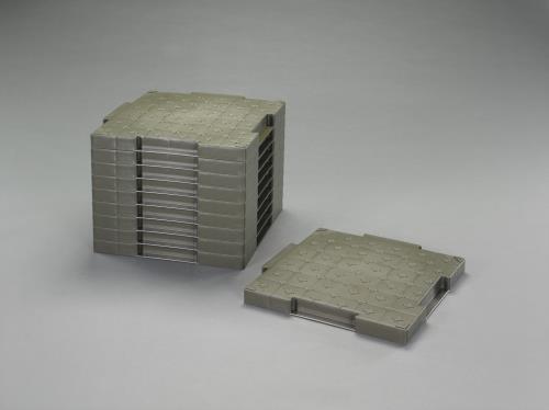 【直送品】エスコ EA997RZ-50 500ｘ500ｘ45mm樹脂製敷板(連結式/ＯＤ/10枚) 1個（ご注文単位1個）