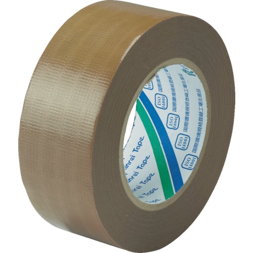 トラスコ中山 リンレイテープ クロス粘着テープ 包装用ＰＥワリフテープ ＥＦ671 50×50 厚さ0.16mm 茶色（ご注文単位1巻）【直送品】