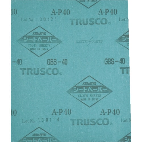 >トラスコ中山 TRUSCO シートペーパー #80 5枚入（ご注文単位1袋）【直送品】