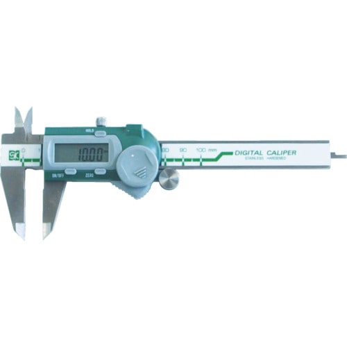 >トラスコ中山 SK デジタルノギス 測定範囲mm100 最小表示0.01mm（ご注文単位1本）【直送品】