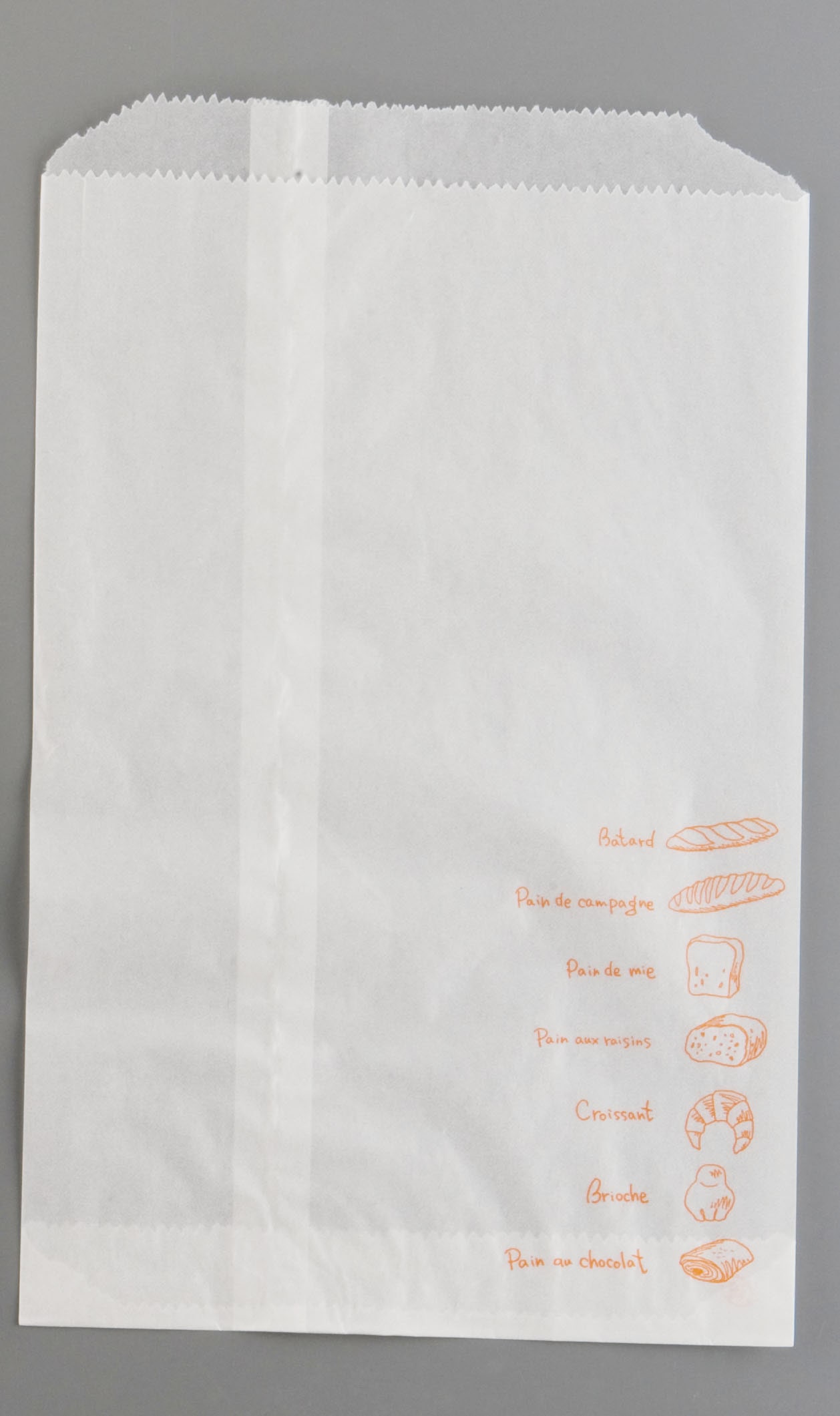 【直送品】グラシン紙袋　Ｐａｉｎｓ（１００枚入）  1袋（ご注文単位1袋）