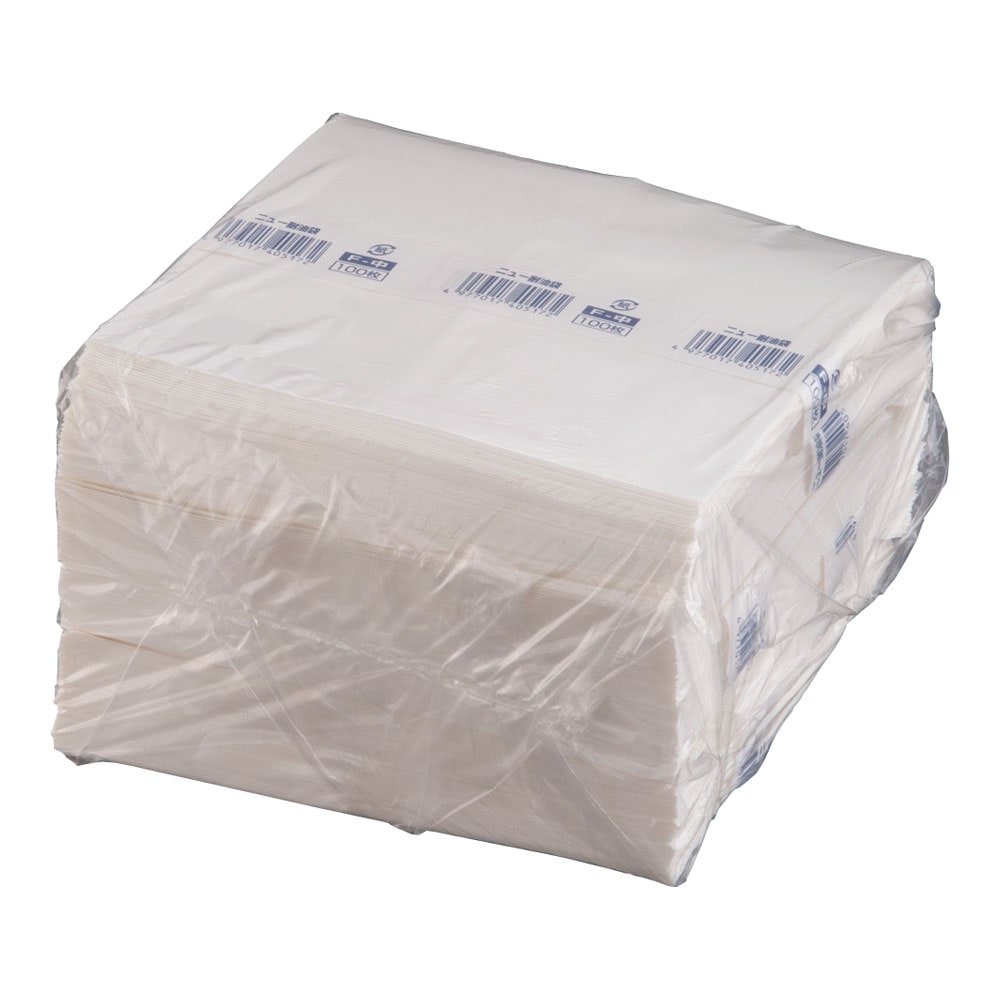 【直送品】ニュー耐油・耐水紙袋　平袋 （５００枚入）　Ｆ－中 1袋（ご注文単位1袋）
