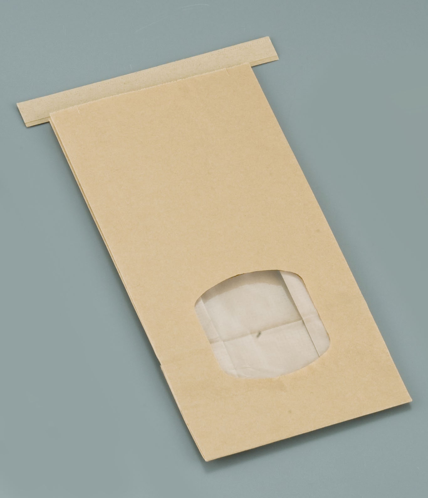 【直送品】クラフト窓付きティンタイ袋（ワイヤー付） Ｍ（４００枚入） 1箱（ご注文単位1箱）