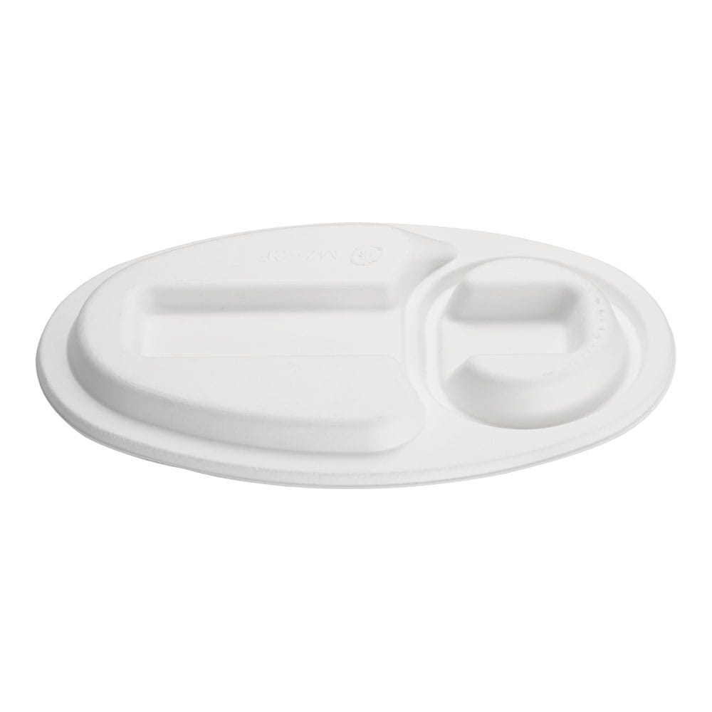 【直送品】パルプモールドカレー皿専用共蓋 （５０枚入）ＭＺ－２Ｆ 1袋（ご注文単位1袋）