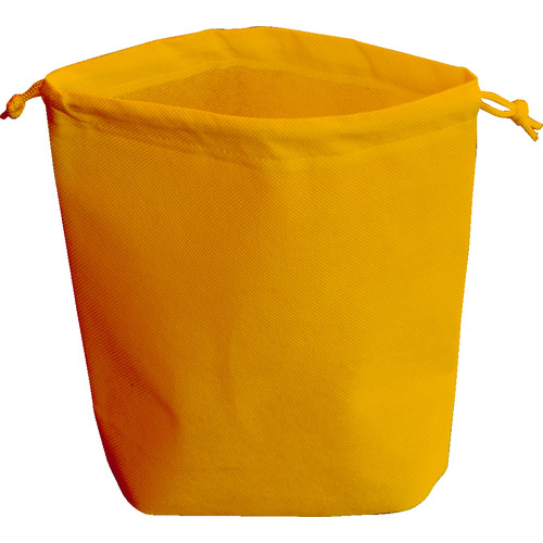 トラスコ中山 ＴＲＵＳＣＯ 不織布巾着袋 Ｂ5サイズ マチあり オレンジ 10枚入（ご注文単位1袋）【直送品】