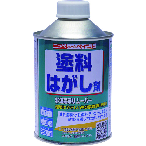 >トラスコ中山 ニッぺ 塗料はがし剤 250ml HUW001-250（ご注文単位1本）【直送品】