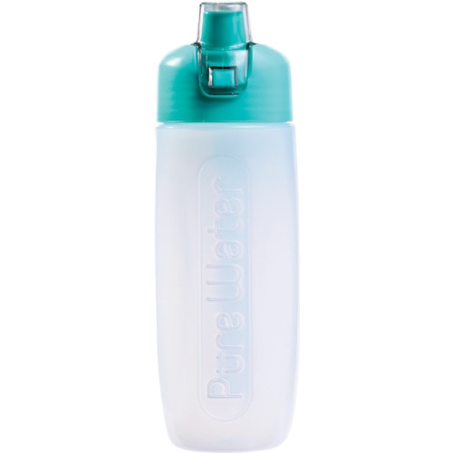 トラスコ中山 クリタック 携帯用浄水ボトル ピュアウォーター エメラルドグリーン（ご注文単位1個）【直送品】