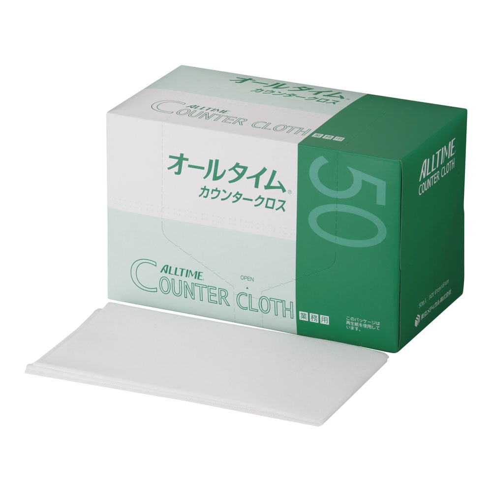 オールタイムカウンタークロスＦＴ－１５０ レギュラー大判　ホワイト 1箱（ご注文単位1箱）【直送品】