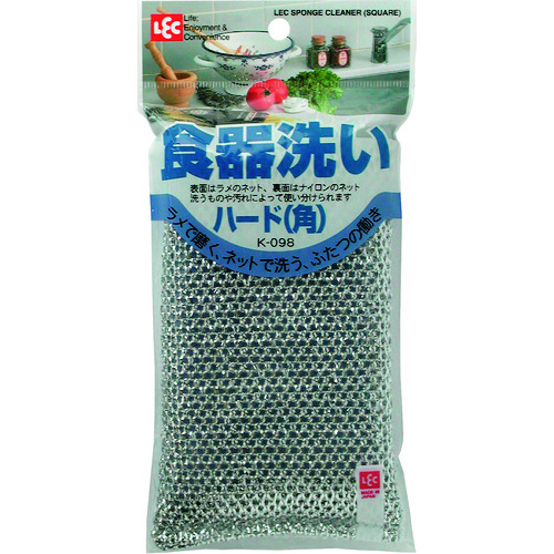 トラスコ中山 レック 食器洗いハ-ド(角)（ご注文単位1個）【直送品】