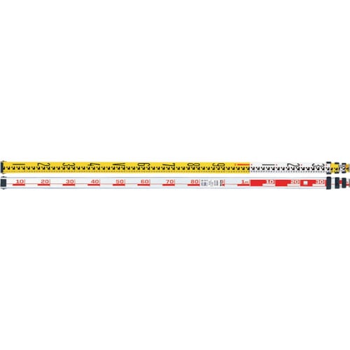 >トラスコ中山 KDS アルミスタッフ5m4段（ご注文単位1本）【直送品】