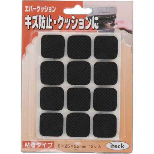 トラスコ中山 光 エバークッション25×25（ご注文単位1パック）【直送品】