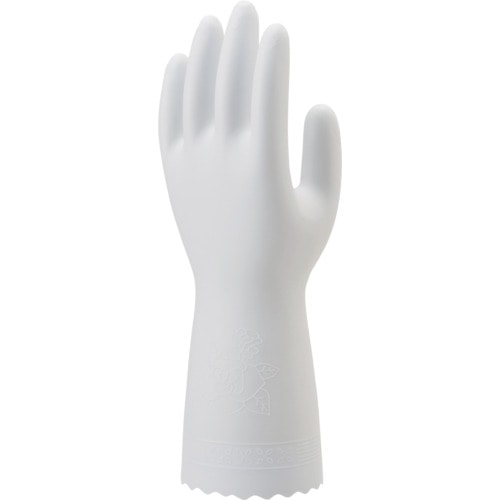 トラスコ中山 ショーワ 塩化ビニール手袋 きれいな手 うす手 ホワイト Ｍサイズ（ご注文単位1組）【直送品】