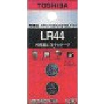 >トラスコ中山 東芝 アルカリボタン電池 LR44EC2Pエコパッケージ（2個入） 807-1244  (ご注文単位1パック) 【直送品】