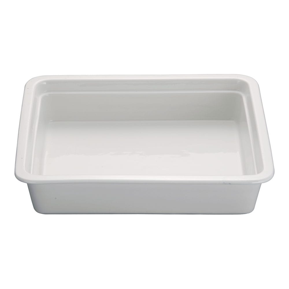【直送品】ロイヤル陶器製　角ガストロノームパン ＰＢ６２５－２３　２／３　ホワイト 1箱（ご注文単位1箱）