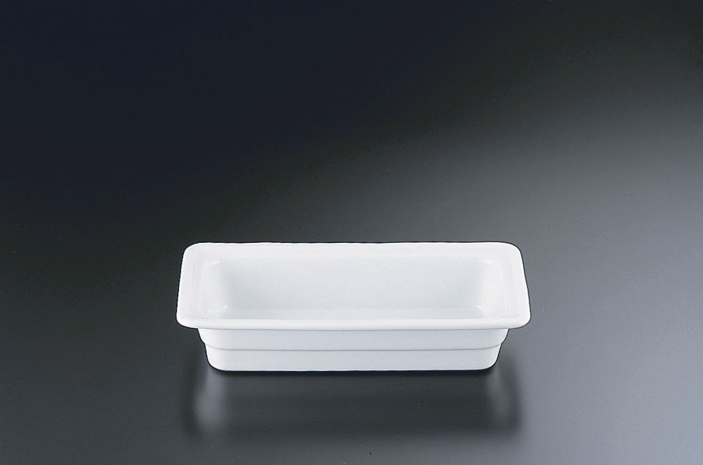 >【直送品】陶器製　ガストロノームディッシュ １／３　２５mm　ＰＡ２４２ 1個（ご注文単位1個）