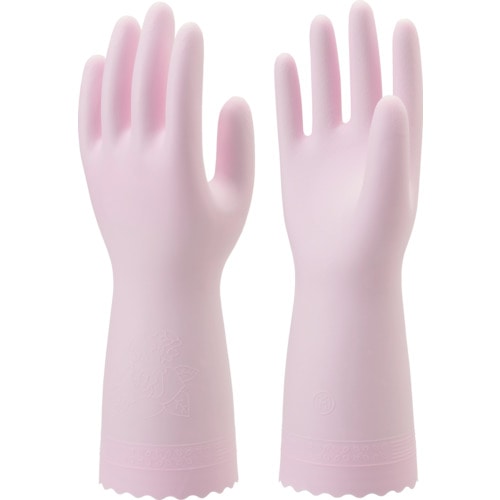 トラスコ中山 ショーワ 塩化ビニール手袋 Ｎｏ130ビニトップ薄手 ピンク Ｍサイズ（ご注文単位1組）【直送品】