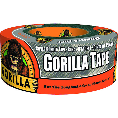 >トラスコ中山 ＫＵＲＥ 強力補修テープ ゴリラテープ シルバー 48mm×11ｍ×厚さ0.43mm（ご注文単位1巻）【直送品】